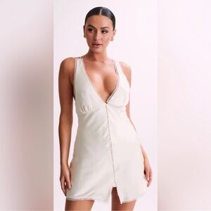 Meshki Cream Mini Dress